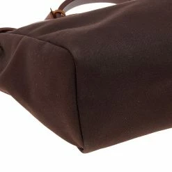 Hermes Cacao Canvas And Leather Herbag 2-in-1 MM Bag For Women -Deals Hermes Store luxury women hermes used handbags p578539 005