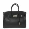Hermes Black Togo Leather Palladium Plated Birkin 35 Bag For Women -Deals Hermes Store luxury women hermes used handbags p582672 001