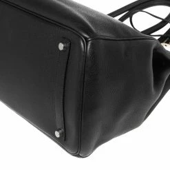 Hermes Black Togo Leather Palladium Plated Birkin 35 Bag For Women 32 Hermes Black Togo Leather Palladium Plated Birkin 35 Bag For Women -Deals Hermes Store luxury women hermes used handbags p582672 008