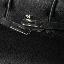 Hermes Black Togo Leather Palladium Plated Birkin 35 Bag For Women 22 Hermes Black Togo Leather Palladium Plated Birkin 35 Bag For Women -Deals Hermes Store luxury women hermes used handbags p582672 010