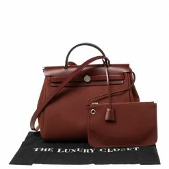 Hermes Rogue H Canvas And Leather Herbag Zip PM Bag For Women -Deals Hermes Store luxury women hermes used handbags p586099 005