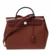 Hermes Rogue H Canvas And Leather Herbag Zip PM Bag For Women 2 Hermes Rogue H Canvas And Leather Herbag Zip PM Bag For Women -Deals Hermes Store luxury women hermes used handbags p586099 007