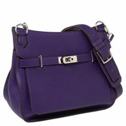 Hermes Anemone Togo Leather Palladium Plated Jypsiere 34 Bag For Women -Deals Hermes Store luxury women hermes used handbags p586571 006