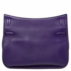 Hermes Anemone Togo Leather Palladium Plated Jypsiere 34 Bag For Women -Deals Hermes Store luxury women hermes used handbags p586571 008