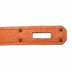 Hermes Orange Togo Leather Gold Plated Kelly Retourne 35 Bag For Women -Deals Hermes Store luxury women hermes used handbags p586757 004