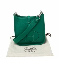 Hermes Bambou Taurillon Clemence Leather Evelyne TPM Bag For Women -Deals Hermes Store luxury women hermes used handbags p587115 006