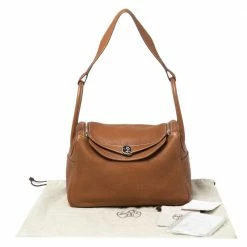 Hermes Gold Taurillon Clemence Leather Palladium Finished Lindy 34 Bag For Women -Deals Hermes Store luxury women hermes used handbags p590107 014