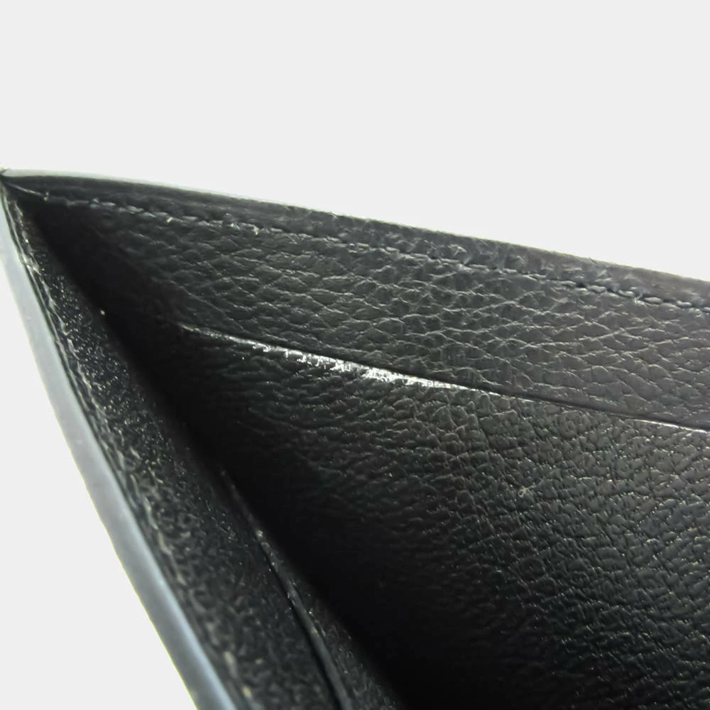 Hermes Top 24 Women's Taurillon Clemence Leather Wallet (bi-fold) Black BF540456 For Women 9 Hermes Top 24 Women's Taurillon Clemence Leather Wallet (bi-fold) Black BF540456 For Women - Image 7