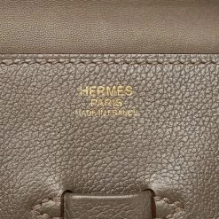 Hermes Brown/Dark Brown Swift Leather Pliplat Clutch Bag For Women -Deals Hermes Store luxury women hermes used handbags p594172 015