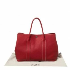Hermes Rouge Grenat Negonda Leather Garden Party 36 Bag For Women -Deals Hermes Store luxury women hermes used handbags p596343 1645159594 008