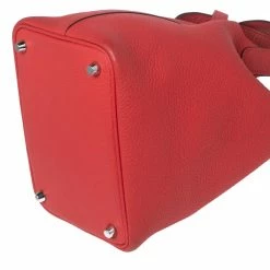 Hermes Rose Jaipur Clemence Leather Picotin Lock 18 Bag For Women -Deals Hermes Store luxury women hermes used handbags p596956 007