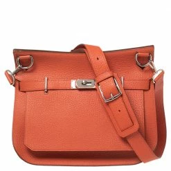 Hermes Capucine Togo Leather Palladium Hardware Jypsiere 34 Bag For Women