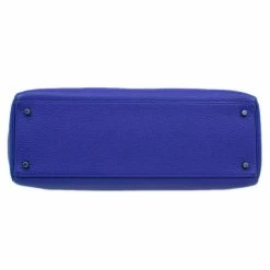 Hermes Bleu Royale Cuir Palladium Hardware Kelly 40 For Women -Deals Hermes Store luxury women hermes used handbags p5994 005