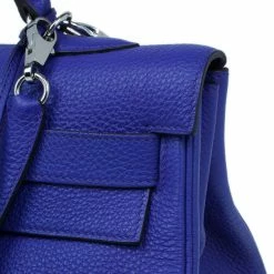 Hermes Bleu Royale Cuir Palladium Hardware Kelly 40 For Women -Deals Hermes Store luxury women hermes used handbags p5994 008