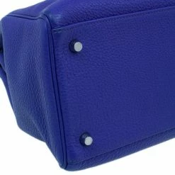 Hermes Bleu Royale Cuir Palladium Hardware Kelly 40 For Women -Deals Hermes Store luxury women hermes used handbags p5994 011