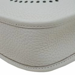 Hermes Ivory Clemence Leather Evelyne II TPM Bag For Women -Deals Hermes Store luxury women hermes used handbags p59968 011