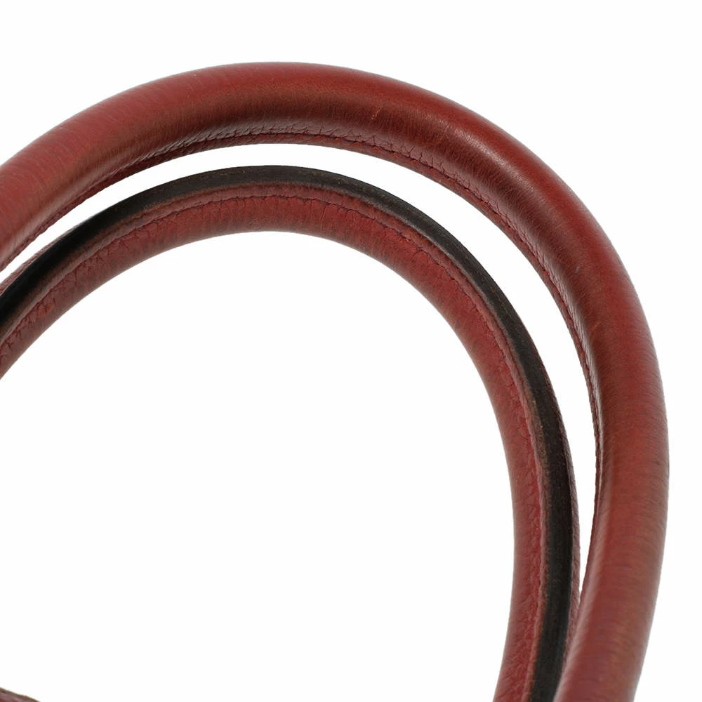 Hermes Rouge Piment Togo Leather Palladium Plated Birkin 35 Bag For Women 9 Hermes Rouge Piment Togo Leather Palladium Plated Birkin 35 Bag For Women - Image 7