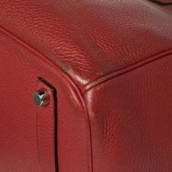 Hermes Rouge Piment Togo Leather Palladium Plated Birkin 35 Bag For Women 40 Hermes Rouge Piment Togo Leather Palladium Plated Birkin 35 Bag For Women -Deals Hermes Store luxury women hermes used handbags p600824 010
