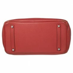 Hermes Rouge Piment Togo Leather Palladium Plated Birkin 35 Bag For Women 34 Hermes Rouge Piment Togo Leather Palladium Plated Birkin 35 Bag For Women -Deals Hermes Store luxury women hermes used handbags p600824 016