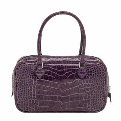 Hermes Amethyst Shiny Alligator Plume Elan 22 Bag For Women -Deals Hermes Store luxury women hermes used handbags p601752 009