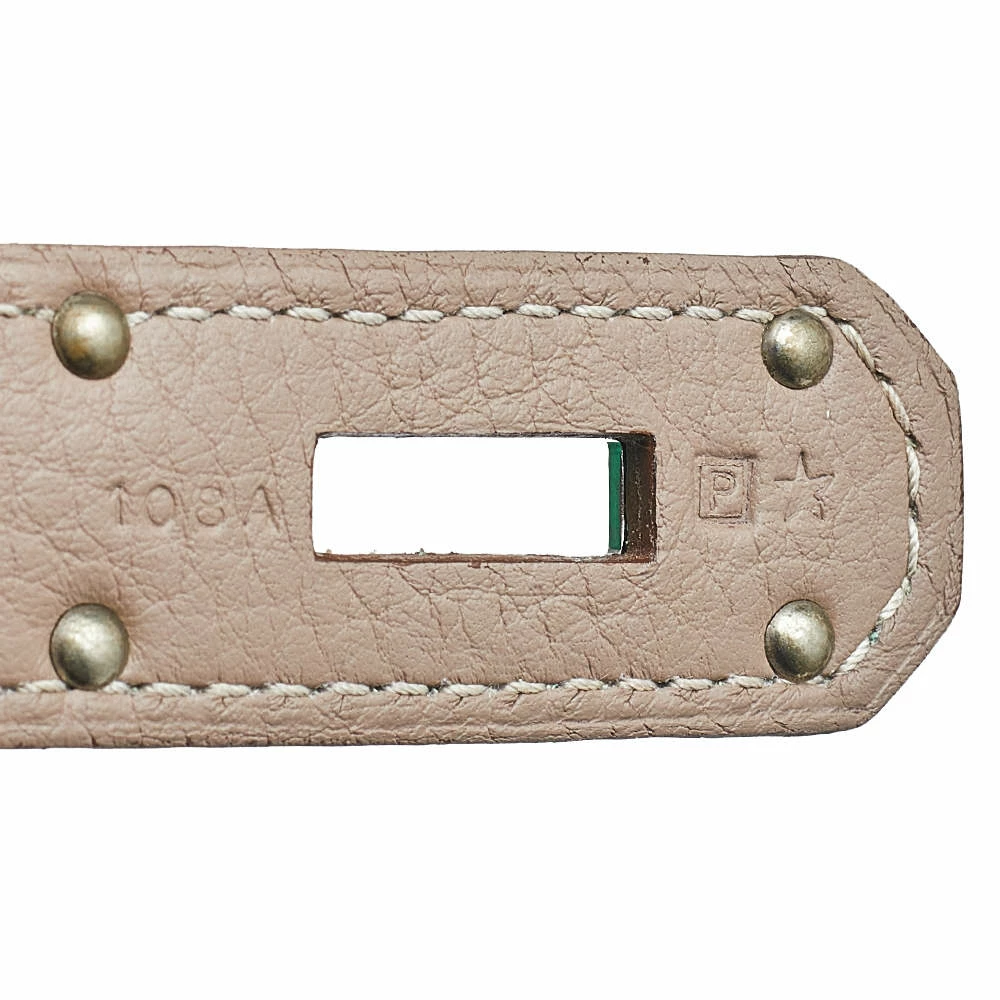 Hermes Bambou/Gris Tourterelle Togo Leather Jypsiere 34 Bag For Women 12 Hermes Bambou/Gris Tourterelle Togo Leather Jypsiere 34 Bag For Women - Image 10