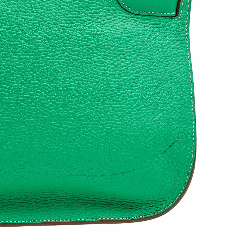 Hermes Bambou/Gris Tourterelle Togo Leather Jypsiere 34 Bag For Women 8 Hermes Bambou/Gris Tourterelle Togo Leather Jypsiere 34 Bag For Women - Image 6