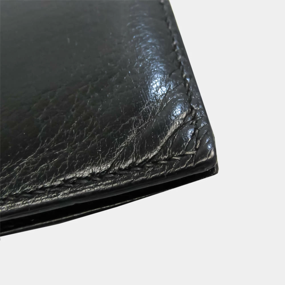 Hermes Osaka Unisex Buffalo Leather Bill Wallet (bi-fold) Black BF541069 For Women 11 Hermes Osaka Unisex Buffalo Leather Bill Wallet (bi-fold) Black BF541069 For Women - Image 9