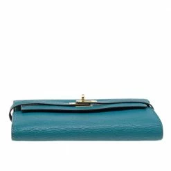 Hermes Vert Bosphore Chevre Mysore Leather Kelly Classic Wallet For Women 21 Hermes Vert Bosphore Chevre Mysore Leather Kelly Classic Wallet For Women -Deals Hermes Store luxury women hermes used handbags p606397 005