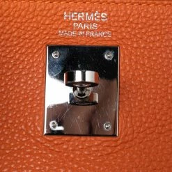 Hermes Orange Togo Leather Palladium Hardware Kelly Retourne 35 Bag For Women -Deals Hermes Store luxury women hermes used handbags p606425 011