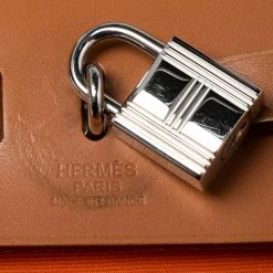 Hermes Orange/Natural Canvas And Leather Herbag Zip PM Bag For Women -Deals Hermes Store luxury women hermes used handbags p613054 004