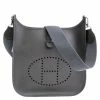 Hermes Ardoise Veau Epsom Leather Evelyne II PM Bag For Women 1 Hermes Ardoise Veau Epsom Leather Evelyne II PM Bag For Women -Deals Hermes Store luxury women hermes used handbags p61445 001
