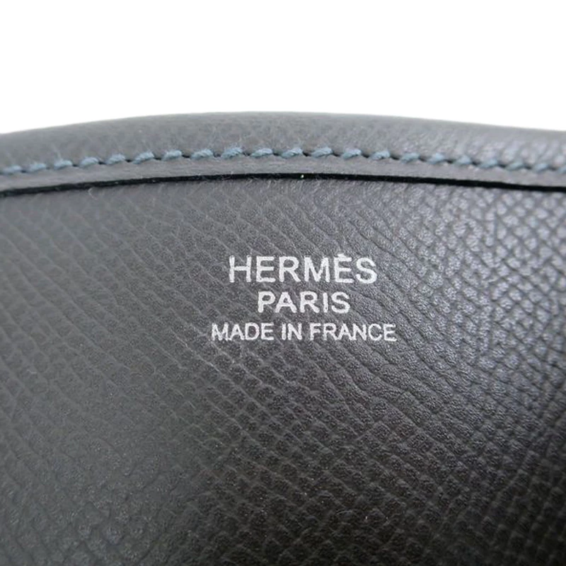 Hermes Ardoise Veau Epsom Leather Evelyne II PM Bag For Women 11 Hermes Ardoise Veau Epsom Leather Evelyne II PM Bag For Women - Image 9