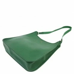 Hermes Green Courchevel Leather Vespa PM Bag For Women -Deals Hermes Store luxury women hermes used handbags p61447 003
