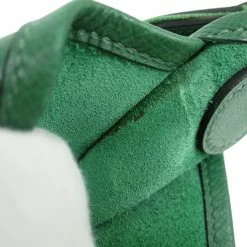 Hermes Green Courchevel Leather Vespa PM Bag For Women -Deals Hermes Store luxury women hermes used handbags p61447 010