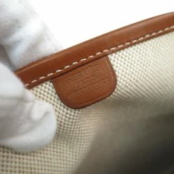 Hermes Bi Color Toile Canvas/Leather Evelyne II PM Bag For Women -Deals Hermes Store luxury women hermes used handbags p61448 012