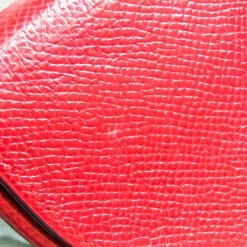 Hermes Bourgogne Unisex Courchevel Leather Coin Purse/coin Case Red Col BF542114 For Women -Deals Hermes Store luxury women hermes used handbags p614573 004