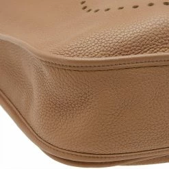 Hermes Natural Sable Togo Leather Evelyne III GM Bag For Women -Deals Hermes Store luxury women hermes used handbags p614967 008