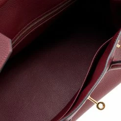 Hermes Hermès Rouge H Togo Leather Gold Finished Birkin 30 Bag For Women -Deals Hermes Store luxury women hermes used handbags p614998 1648457665 005