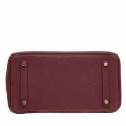 Hermes Hermès Rouge H Togo Leather Gold Finished Birkin 30 Bag For Women -Deals Hermes Store luxury women hermes used handbags p614998 1648457713 017