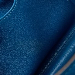 Hermes Bleu Izmir Togo Leather Palladium Hardware Jypsiere 34 Bag For Women -Deals Hermes Store luxury women hermes used handbags p621986 006
