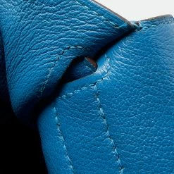 Hermes Bleu Izmir Togo Leather Palladium Hardware Jypsiere 34 Bag For Women -Deals Hermes Store luxury women hermes used handbags p621986 009
