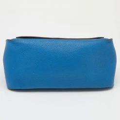 Hermes Bleu Izmir Togo Leather Palladium Hardware Jypsiere 34 Bag For Women -Deals Hermes Store luxury women hermes used handbags p621986 010