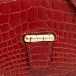 Hermes Geranium Alligator Mini Convoyeur Bag For Women -Deals Hermes Store luxury women hermes used handbags p622828 1650616785 013