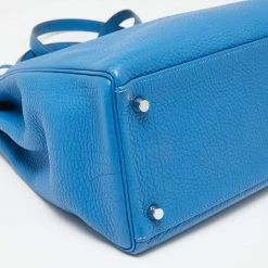 Hermes Mykonos Togo Leather Palladium Finish Kelly Retourne 35 Bag For Women -Deals Hermes Store luxury women hermes used handbags p624734 008