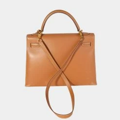 Hermes Natural Vache Sellier Leather Kelly 32 GHW Bag For Women -Deals Hermes Store luxury women hermes used handbags p625308 002