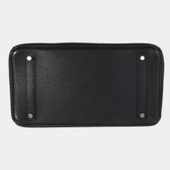 Hermes Black Togo Leather Birkin 35 PHW Bag For Women -Deals Hermes Store luxury women hermes used handbags p625334 013