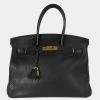 Hermes Black Togo Leather Birkin 35 GHW Bag For Women -Deals Hermes Store luxury women hermes used handbags p625343 006