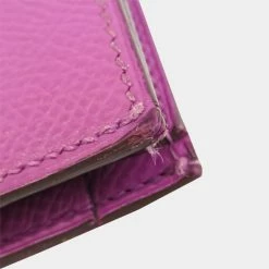 Hermes MC2 Thales Unisex Epsom Leather Wallet (bi-fold) Cyclamen BF543485 For Women -Deals Hermes Store luxury women hermes used handbags p625697 001