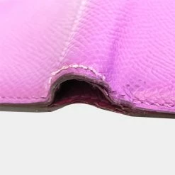 Hermes MC2 Thales Unisex Epsom Leather Wallet (bi-fold) Cyclamen BF543485 For Women -Deals Hermes Store luxury women hermes used handbags p625697 004