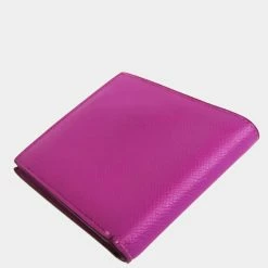 Hermes MC2 Thales Unisex Epsom Leather Wallet (bi-fold) Cyclamen BF543485 For Women -Deals Hermes Store luxury women hermes used handbags p625697 006